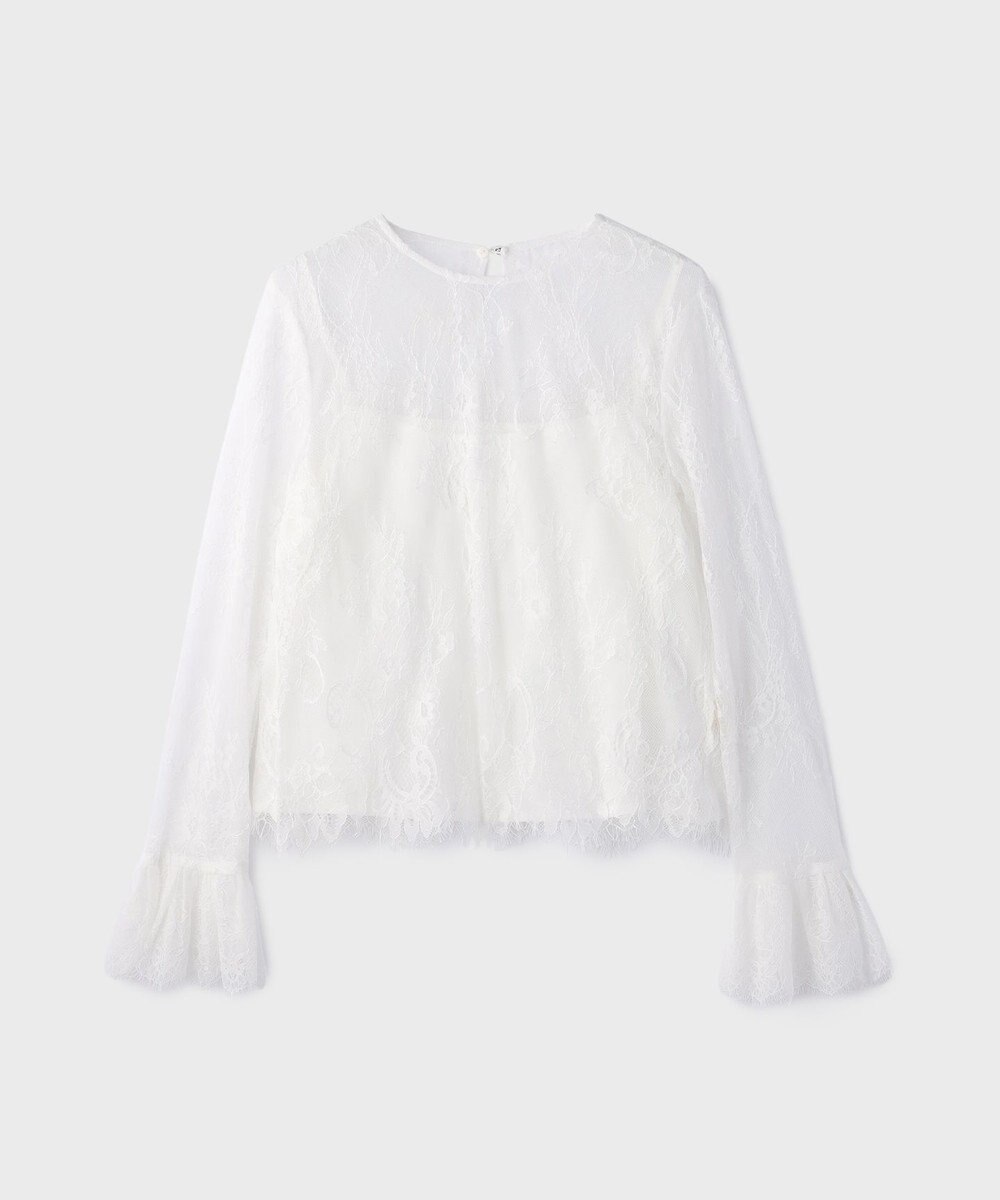 GRACE CONTINENTAL レースボウタイブラウス 