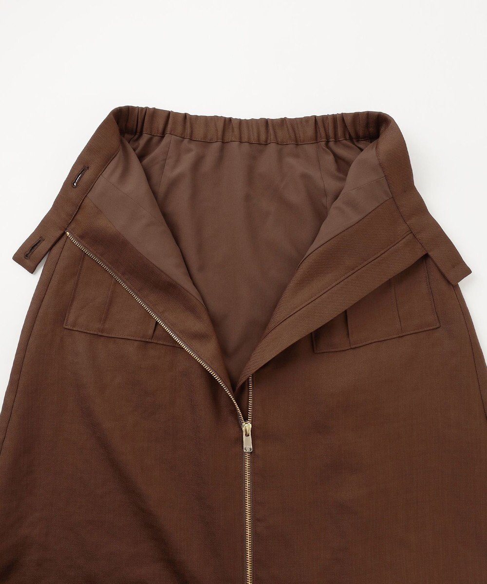 GRACE CONTINENTAL バイカラージップスカート 