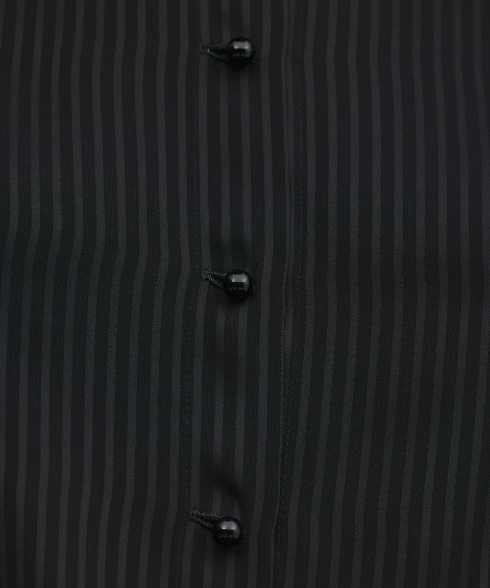 GRACE CONTINENTAL ストライプボウブラウス 