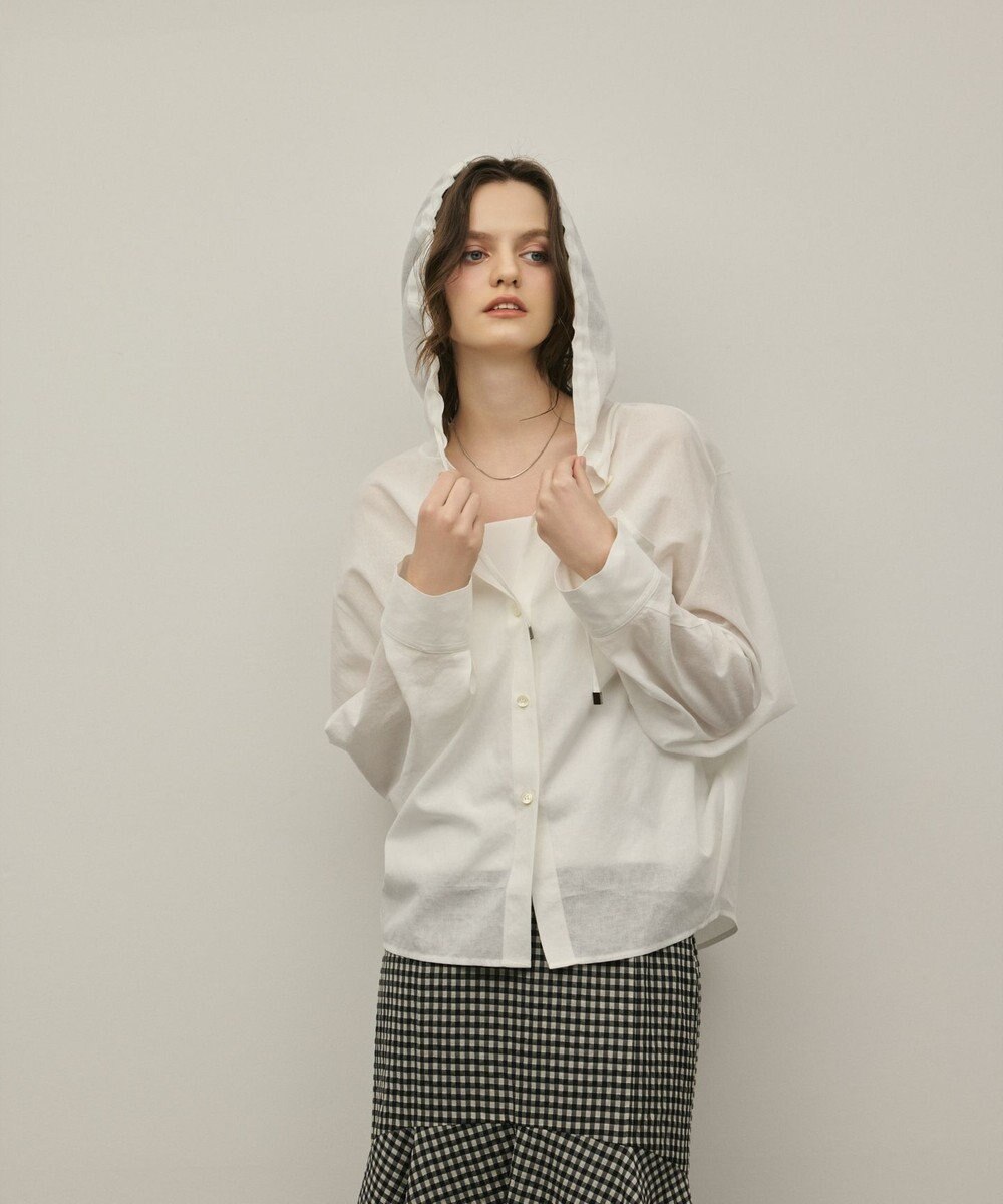 GRACE CONTINENTAL フードシャツ 