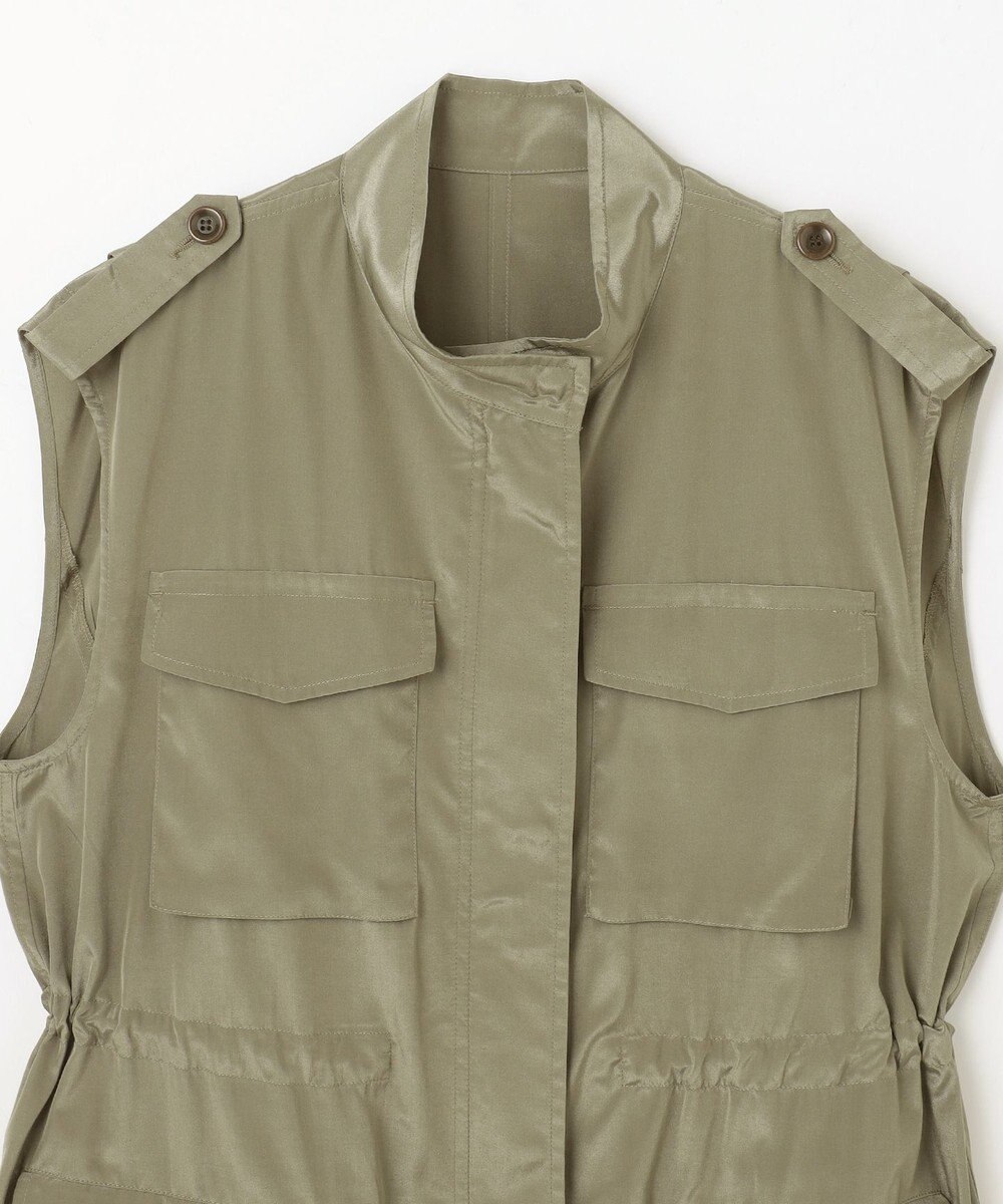 GRACE CONTINENTAL ミリタリーロングジレ 