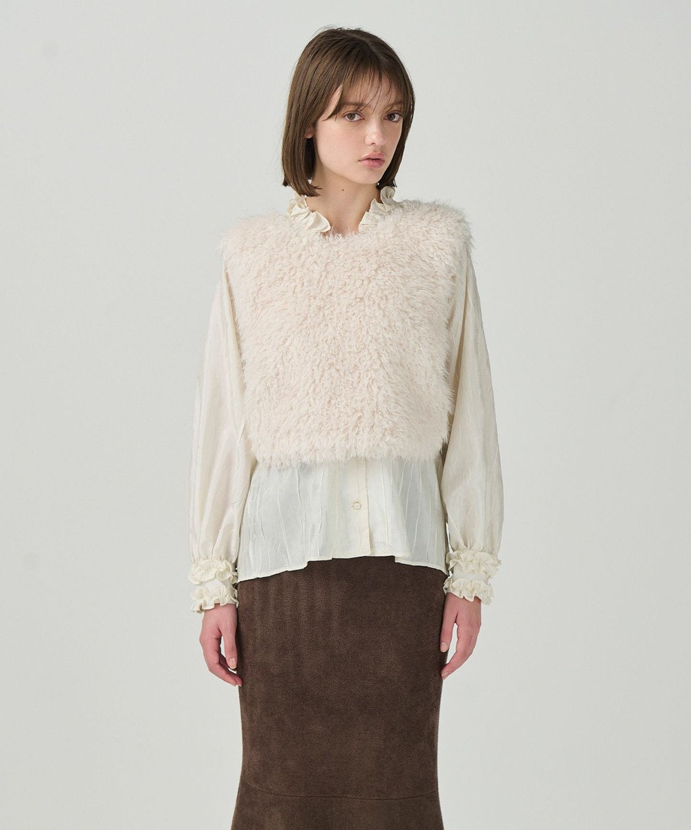 GRACE CONTINENTAL ショートファーベスト