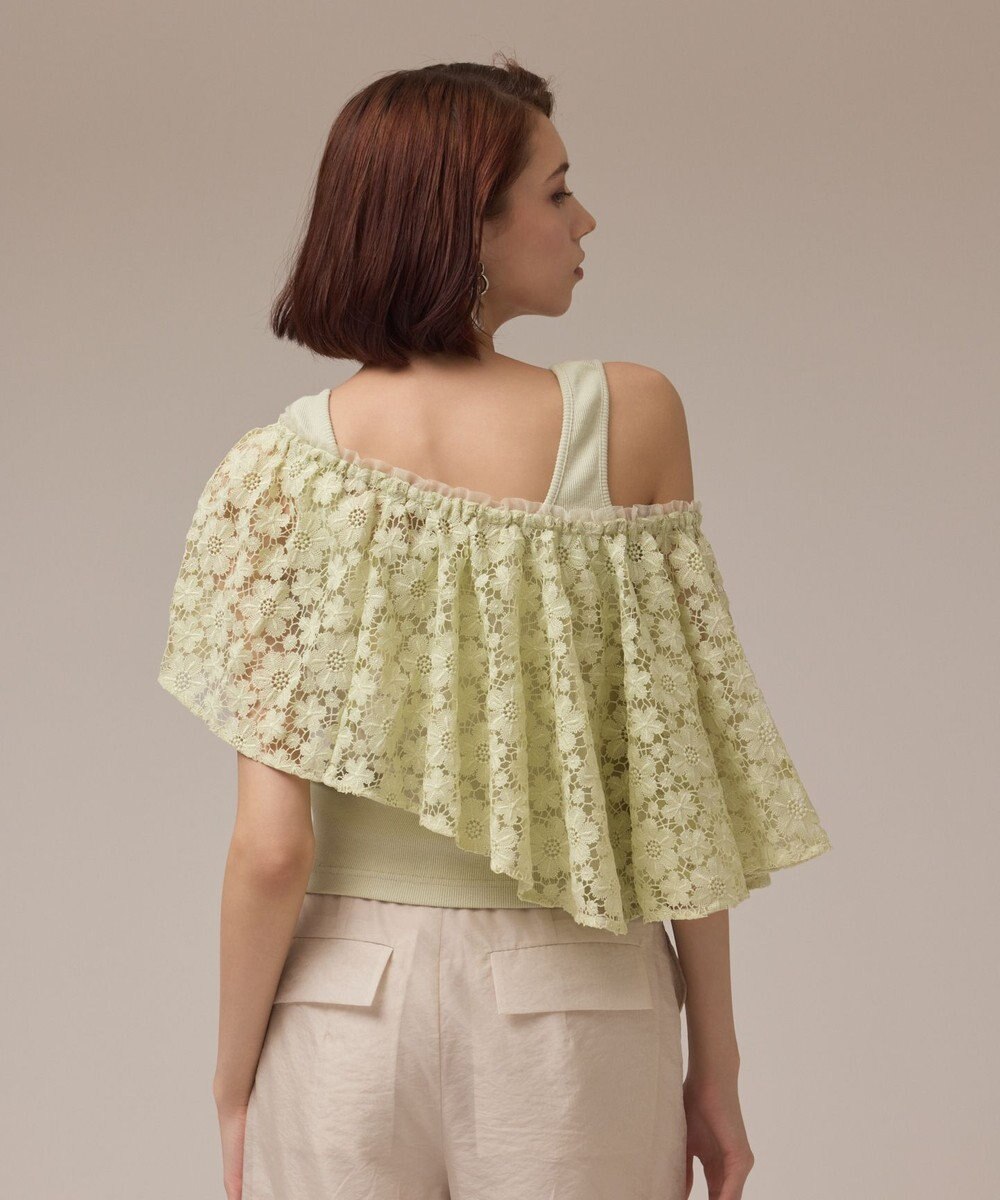 GRACE CONTINENTAL レースケープカットトップ