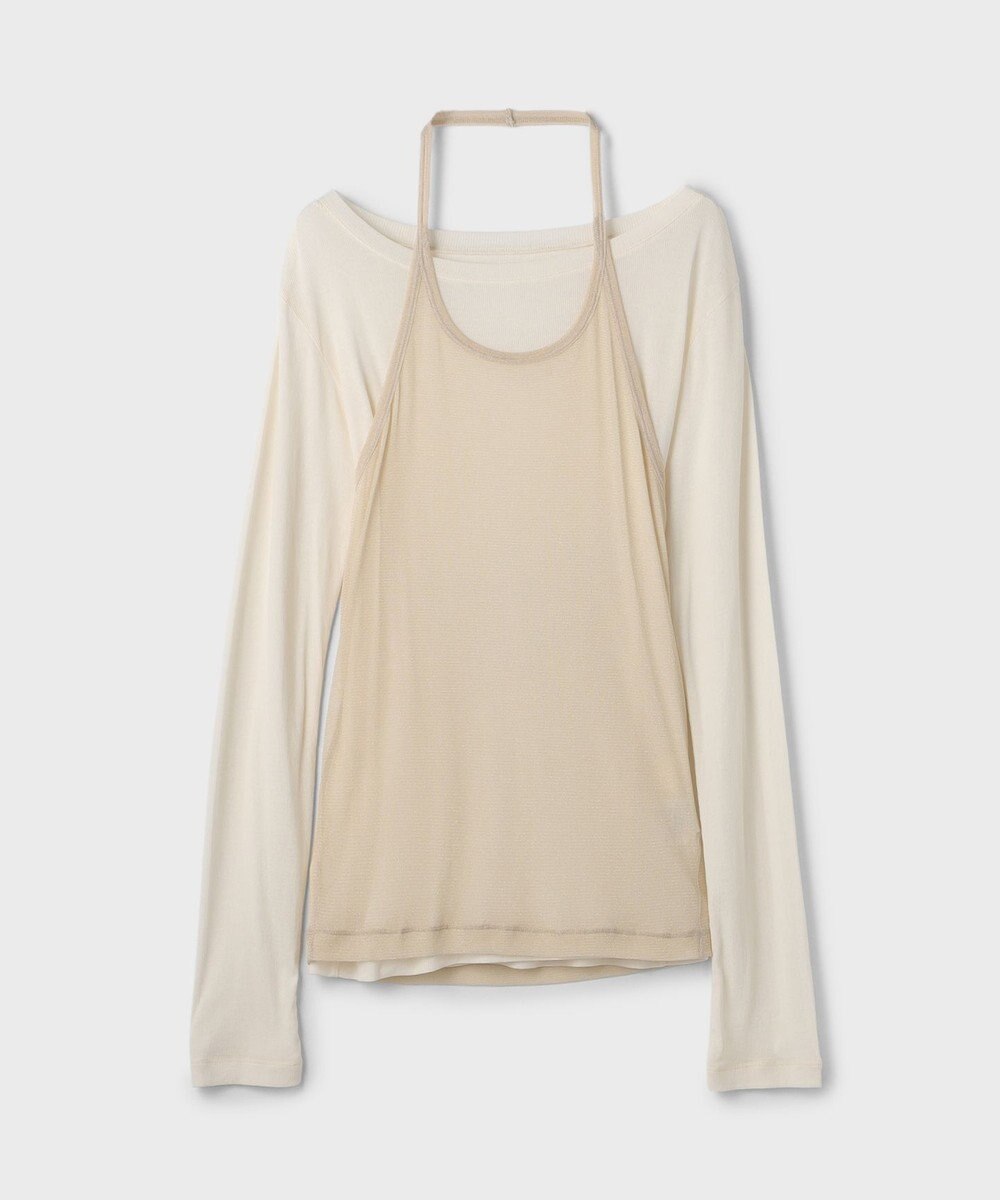 GRACE CONTINENTAL シアーレイヤードカットトップ 