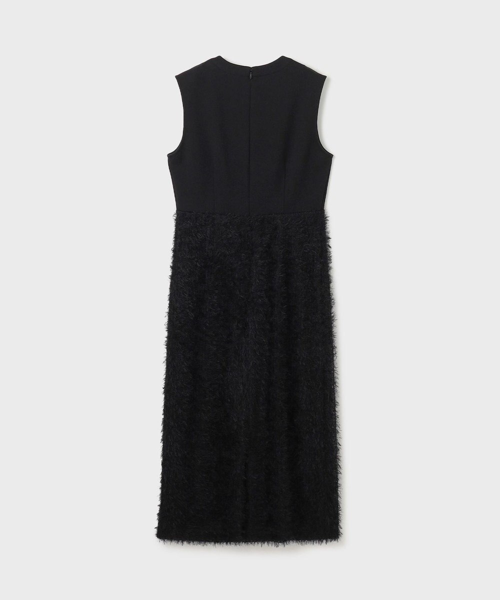 GRACE CONTINENTAL フェザー刺繍コンビワンピース 