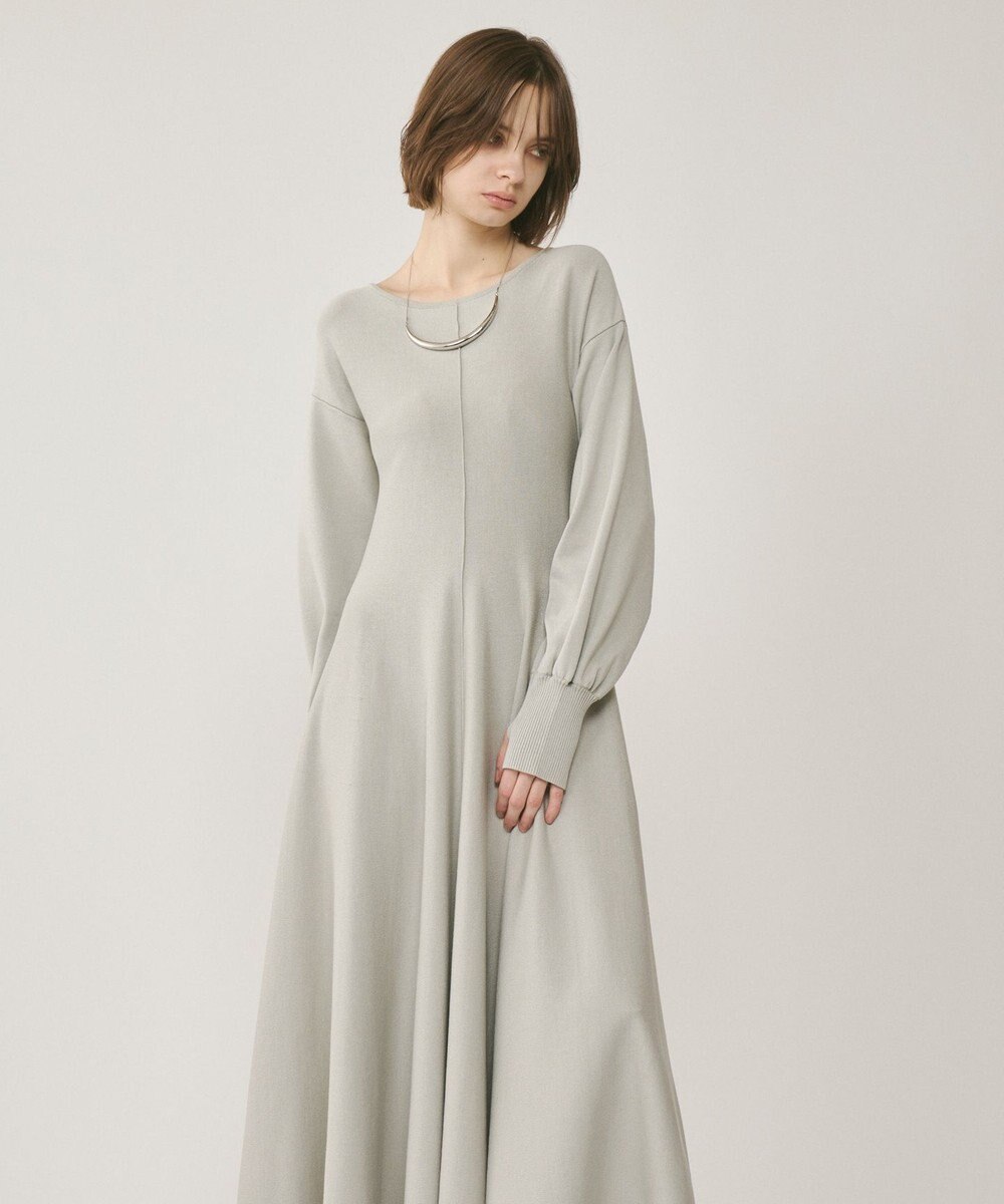 GRACE CONTINENTAL バックオープンニットワンピース