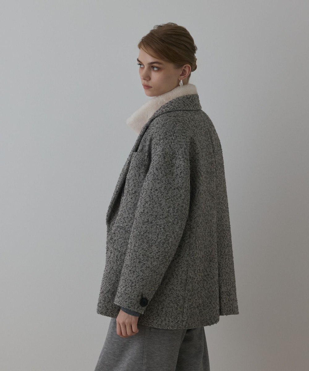 GRACE CONTINENTAL カルゼツイードダブルジャケット 