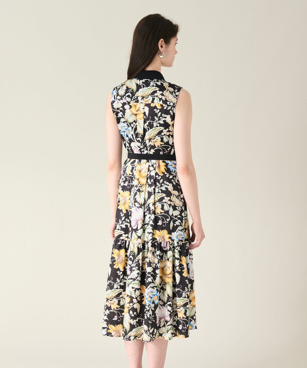 GRACE CONTINENTAL ボタニカルプリントワンピース 