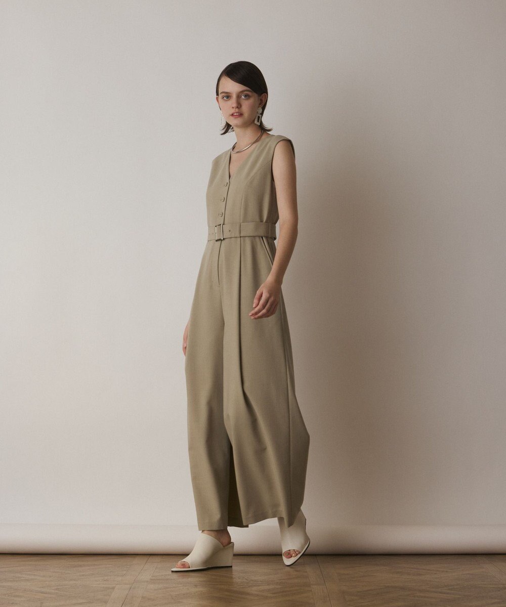 GRACE CONTINENTAL ベルト付サロペット