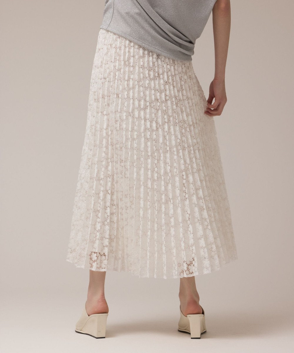 GRACE CONTINENTAL レースプリーツスカート