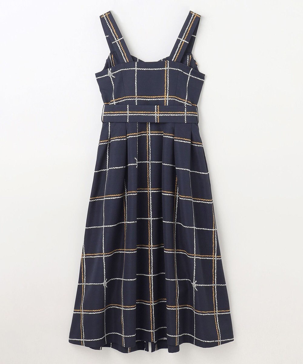 GRACE CONTINENTAL ロープチェックワンピース 