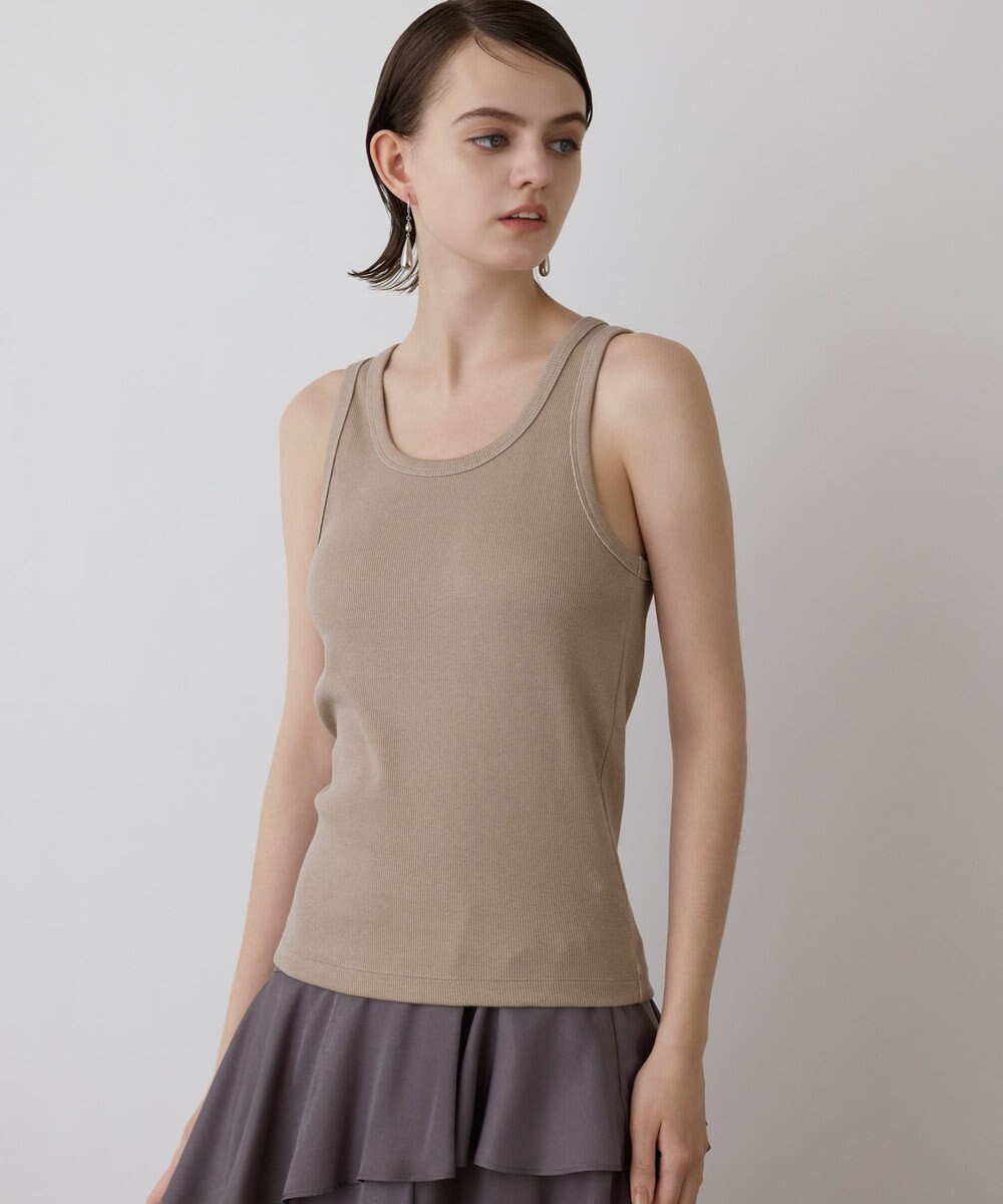 GRACE CONTINENTAL テレコカットトップ