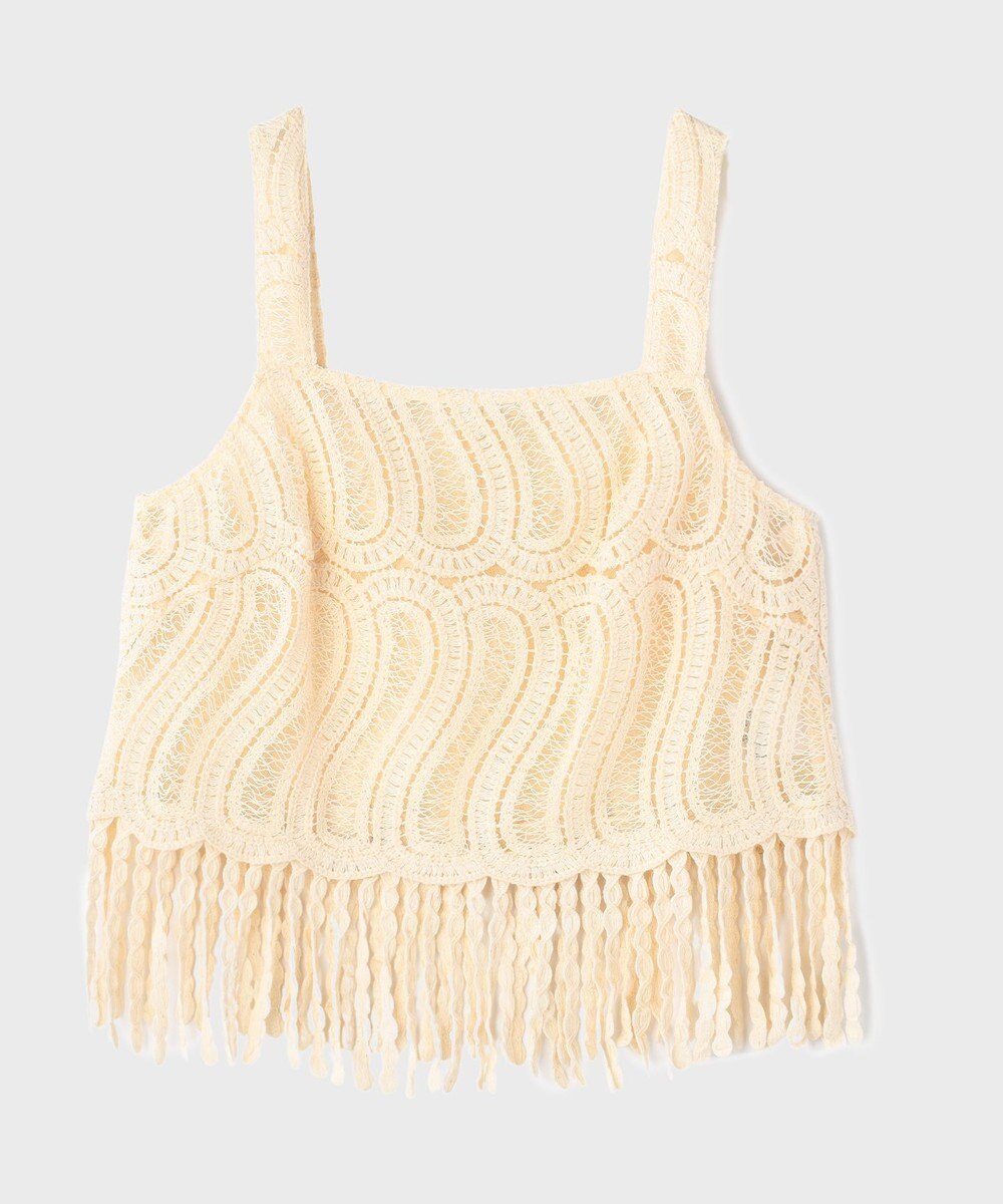 GRACE CONTINENTAL クロシェレースキャミ 