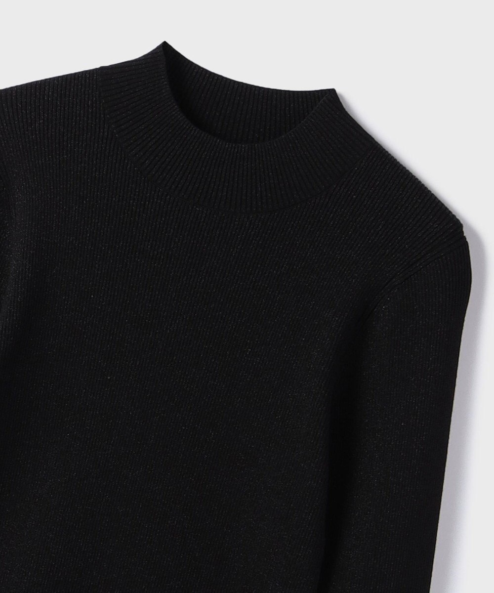 GRACE CONTINENTAL ラメリブニットトップ 