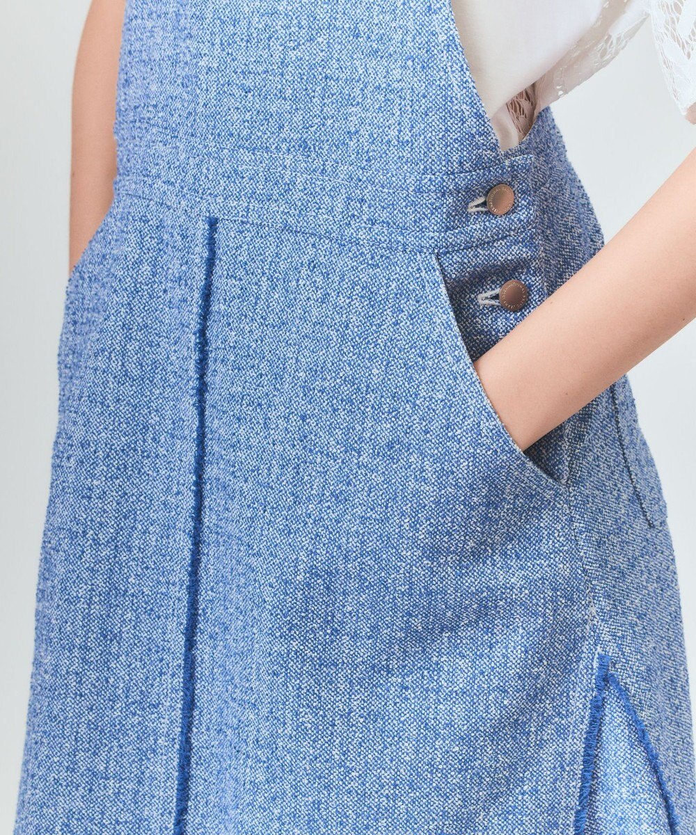 GRACE CONTINENTAL シャンブレーツイードジャンパースカート