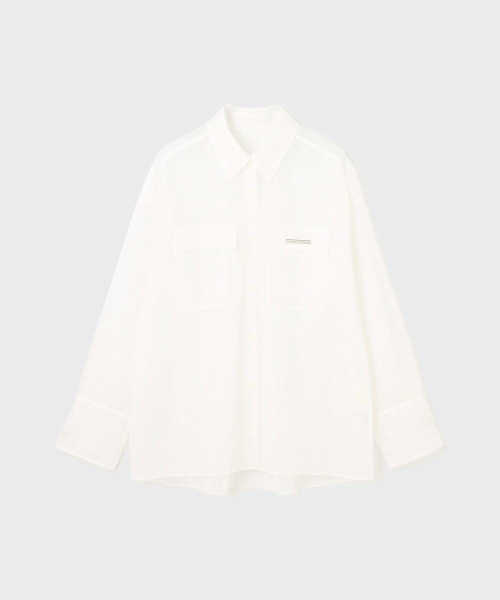 GRACE CONTINENTAL メッシュオーバーシャツ