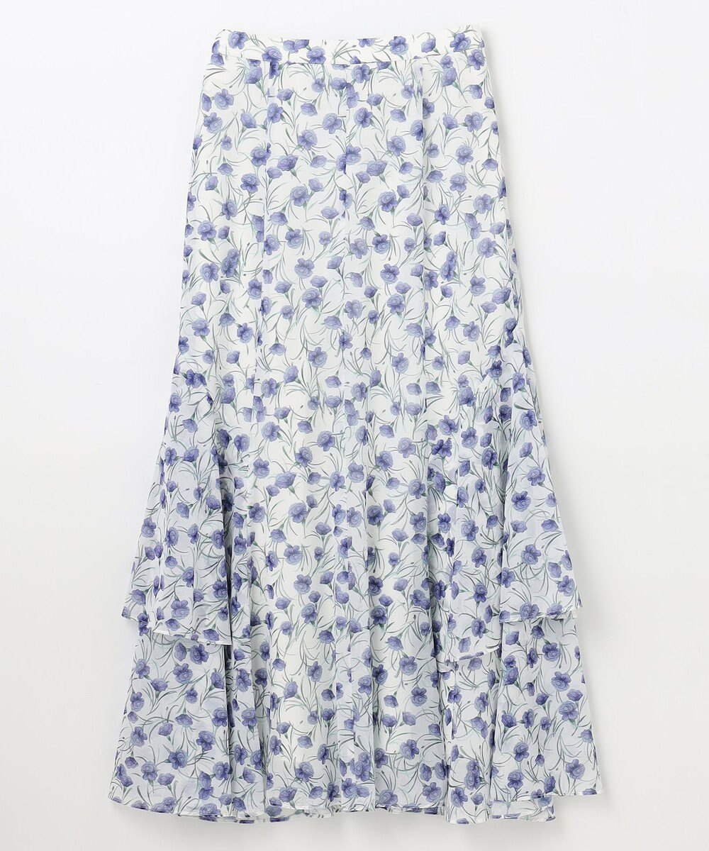 GRACE CONTINENTAL スモールフラワーマーメイドスカート 