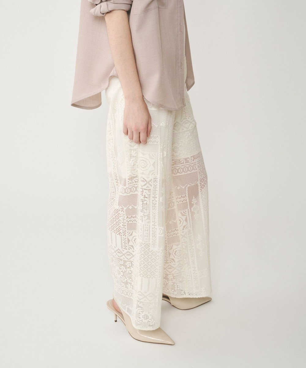 GRACE CONTINENTAL キカレースイージーパンツ