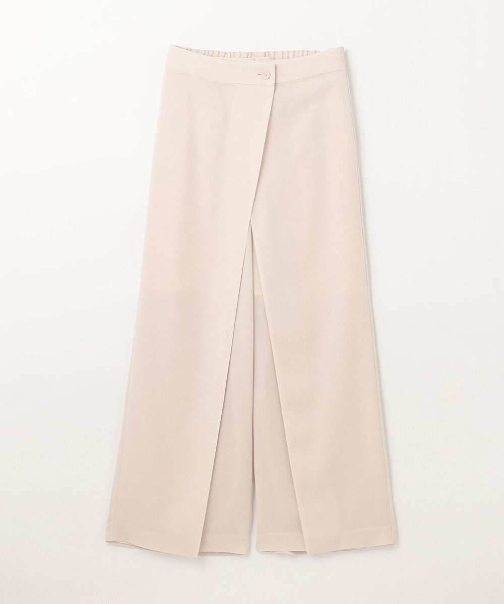 GRACE CONTINENTAL ラップレイヤードパンツ