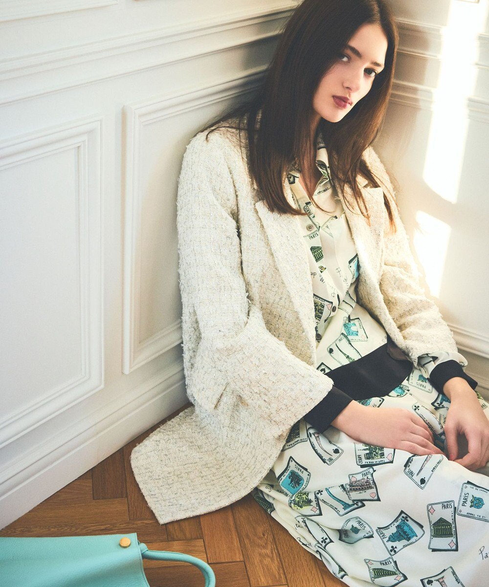 GRACE CONTINENTAL ツイードテーラードコート