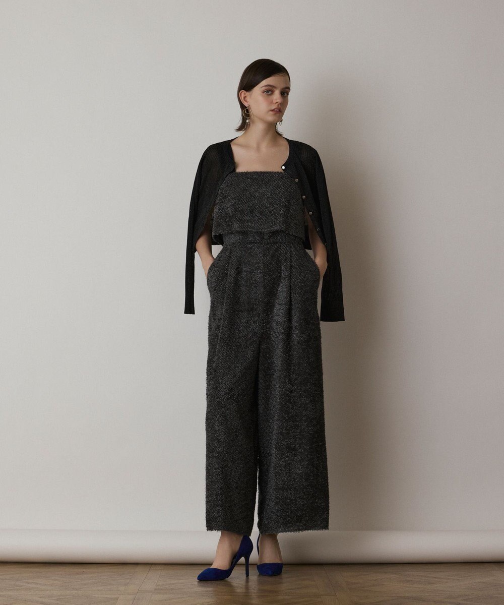 GRACE CONTINENTAL カットジャガードサロペット 