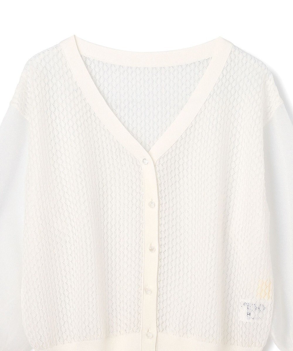 GRACE CONTINENTAL シアードルマンニットカーディガン 