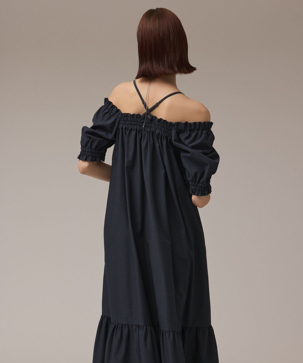 GRACE CONTINENTAL ギャザーロングワンピース 