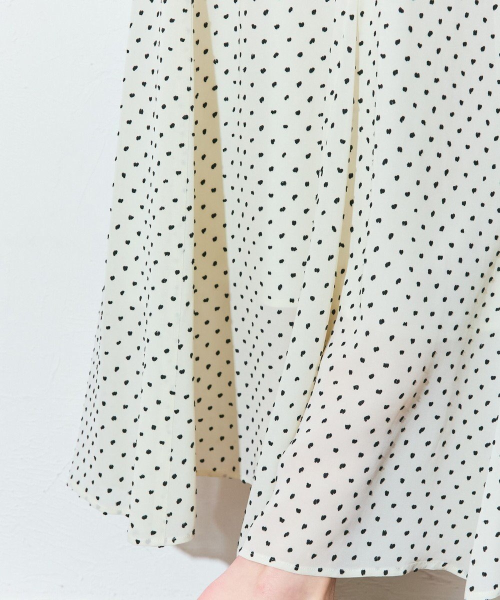 GRACE CONTINENTAL ドットジャガードスカート 