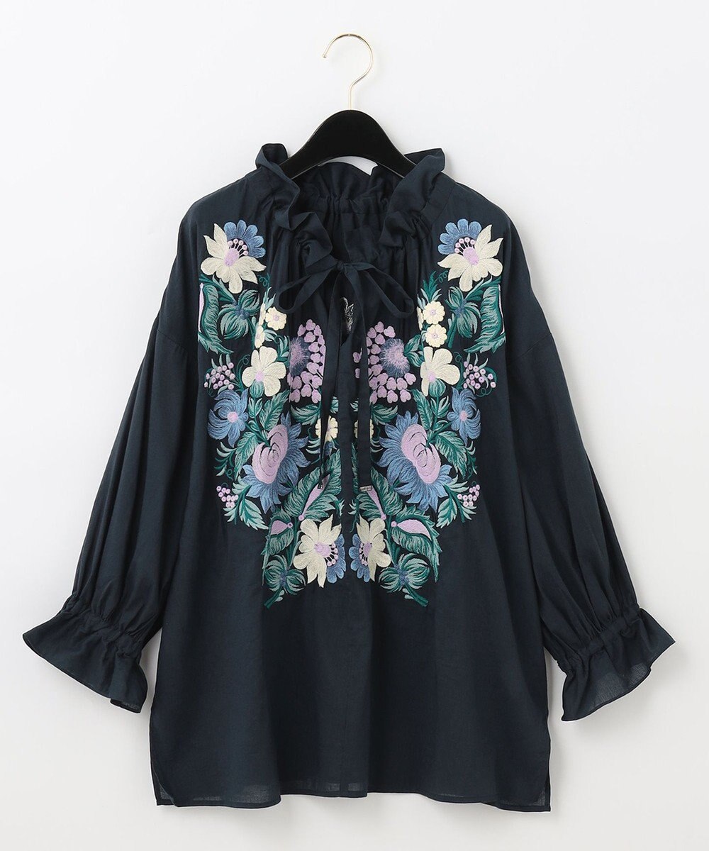 フリルスタンド刺繍トップ / GRACE CONTINENTAL | GRACE CONTINENTAL