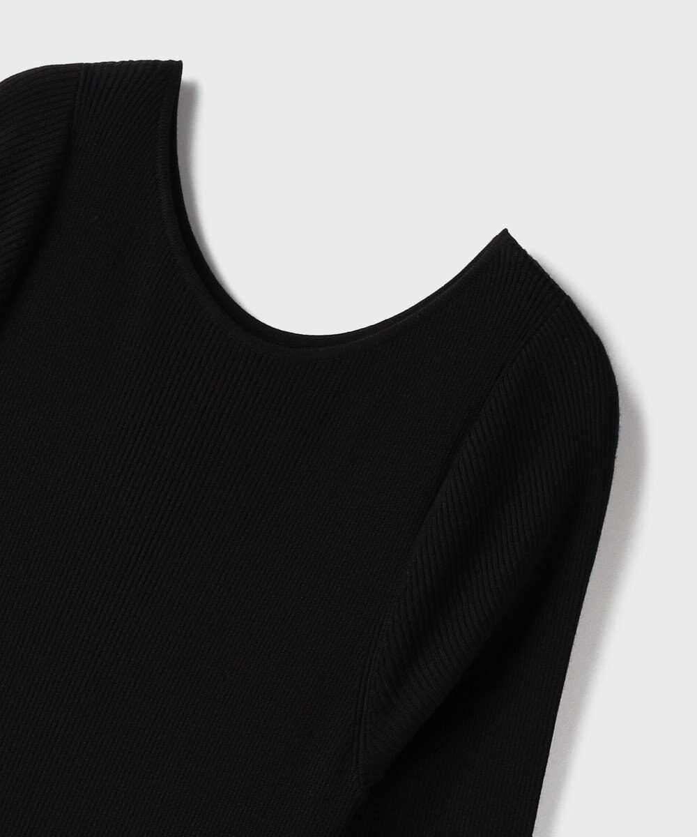 GRACE CONTINENTAL ラメモールニットジャガードワンピース 