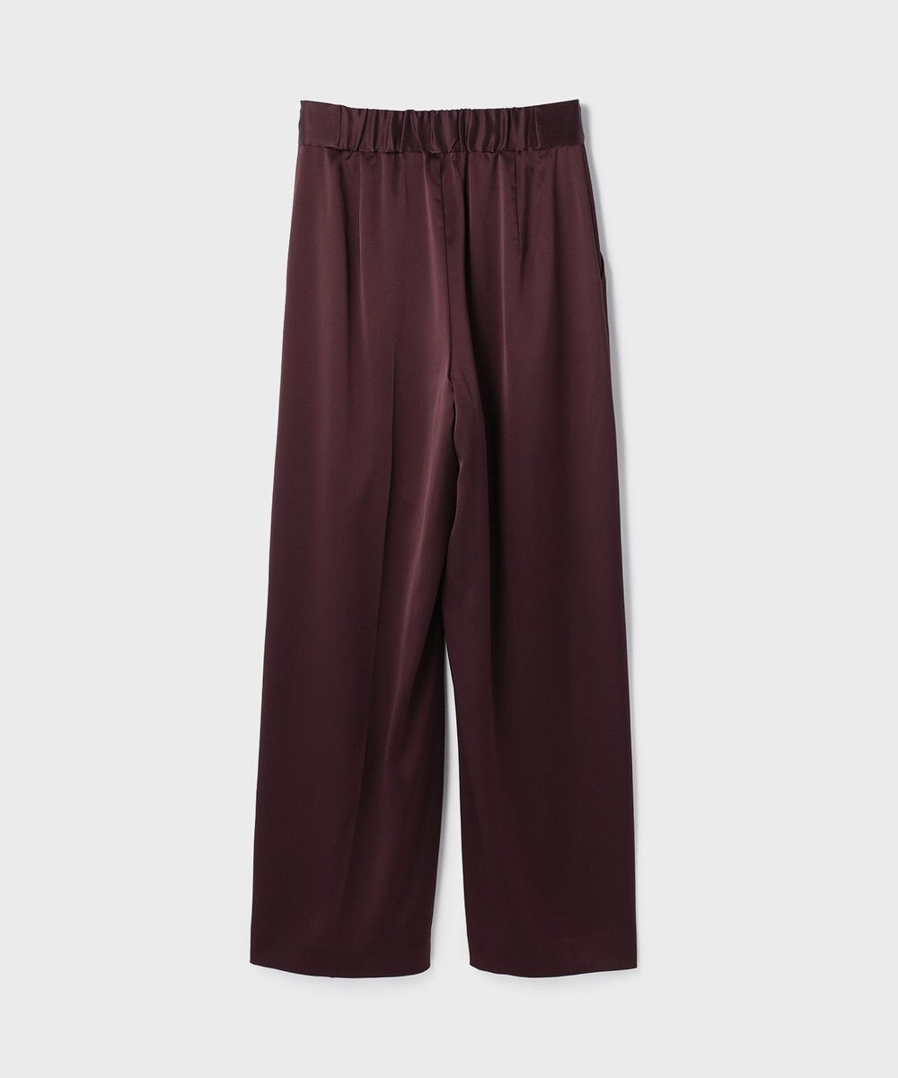 GRACE CONTINENTAL トリアセサテンワイドパンツ 