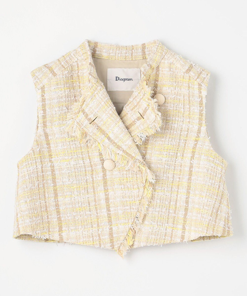 GRACE CONTINENTAL フリンジミニベスト 