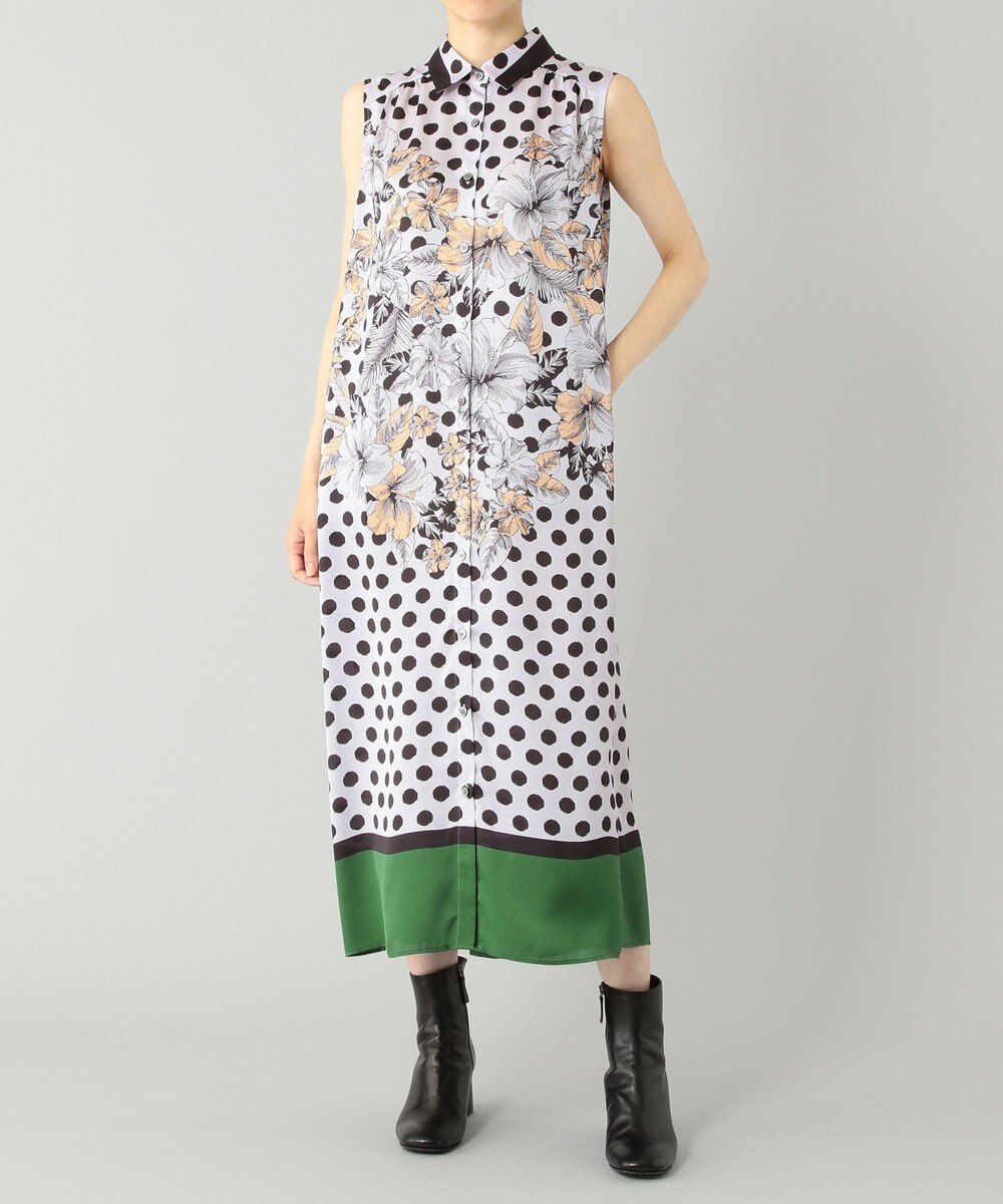 ハートflowerシャツワンピース Grace Continental Grace Continental グレースコンチネンタル 通販