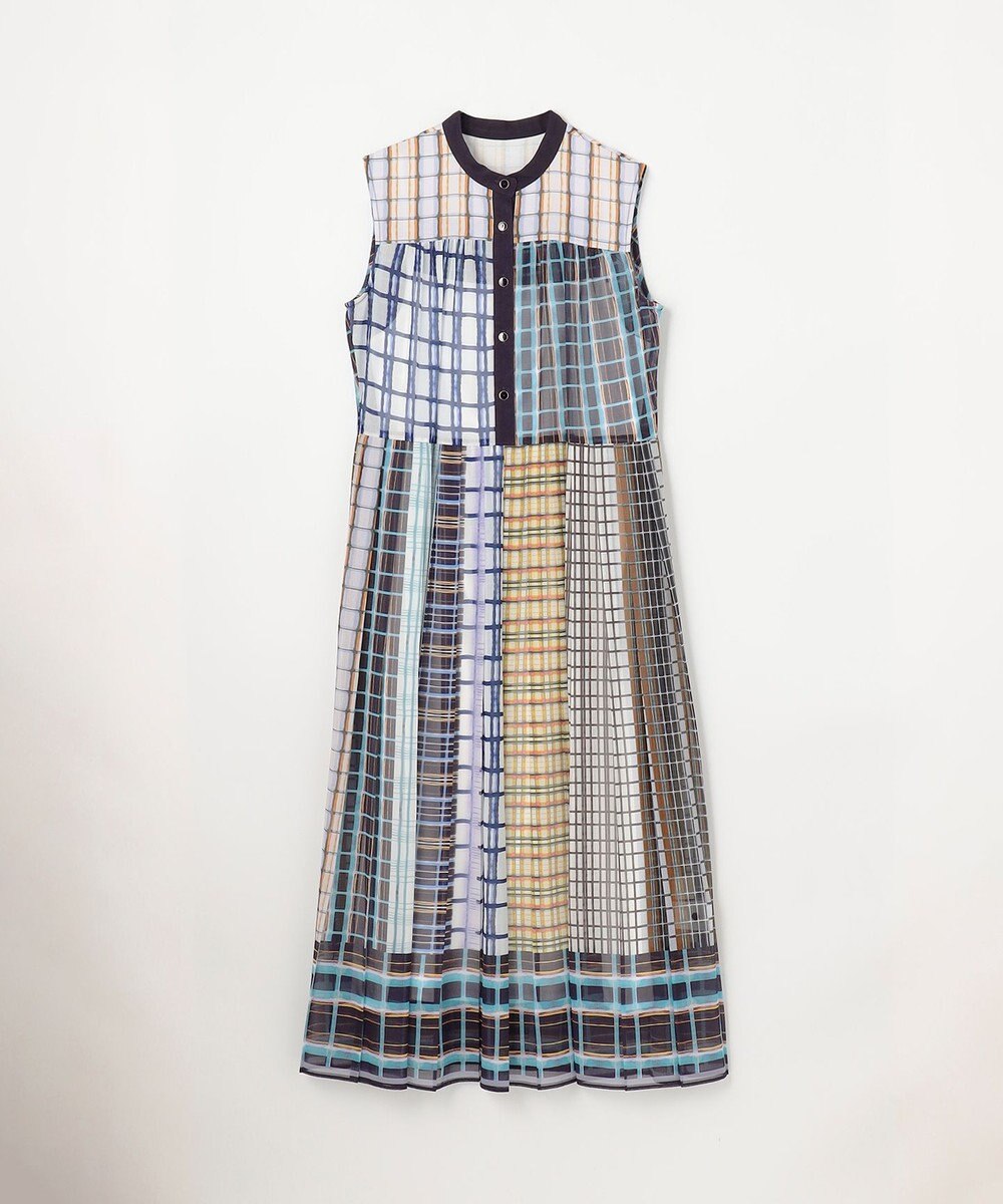 GRACE CONTINENTAL マルチチェックワンピース 
