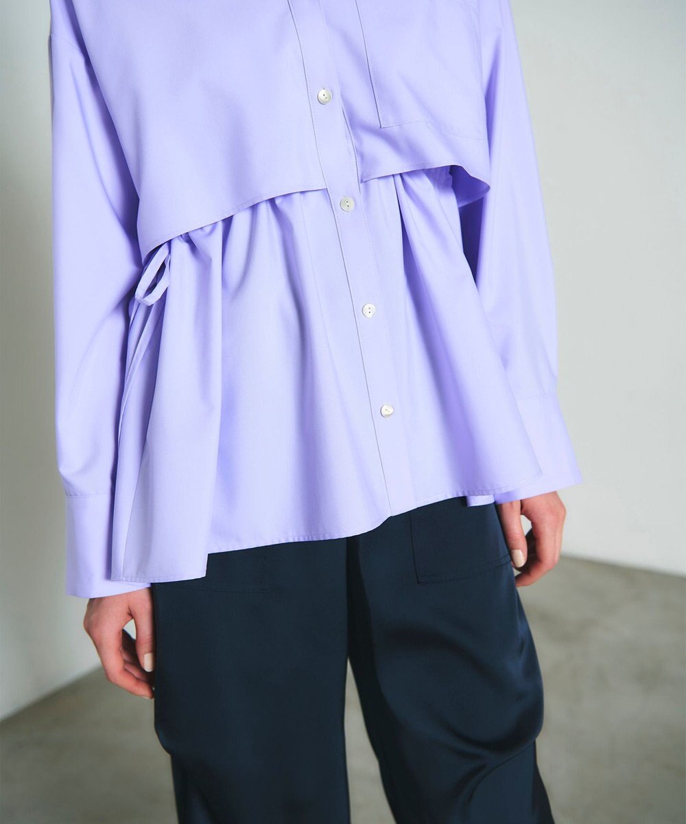 GRACE CONTINENTAL レイヤードドロストシャツ 