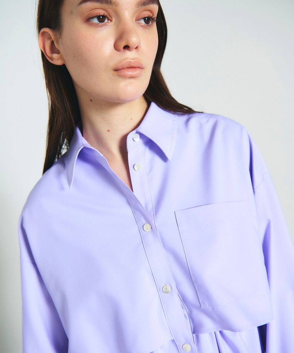 GRACE CONTINENTAL レイヤードドロストシャツ 