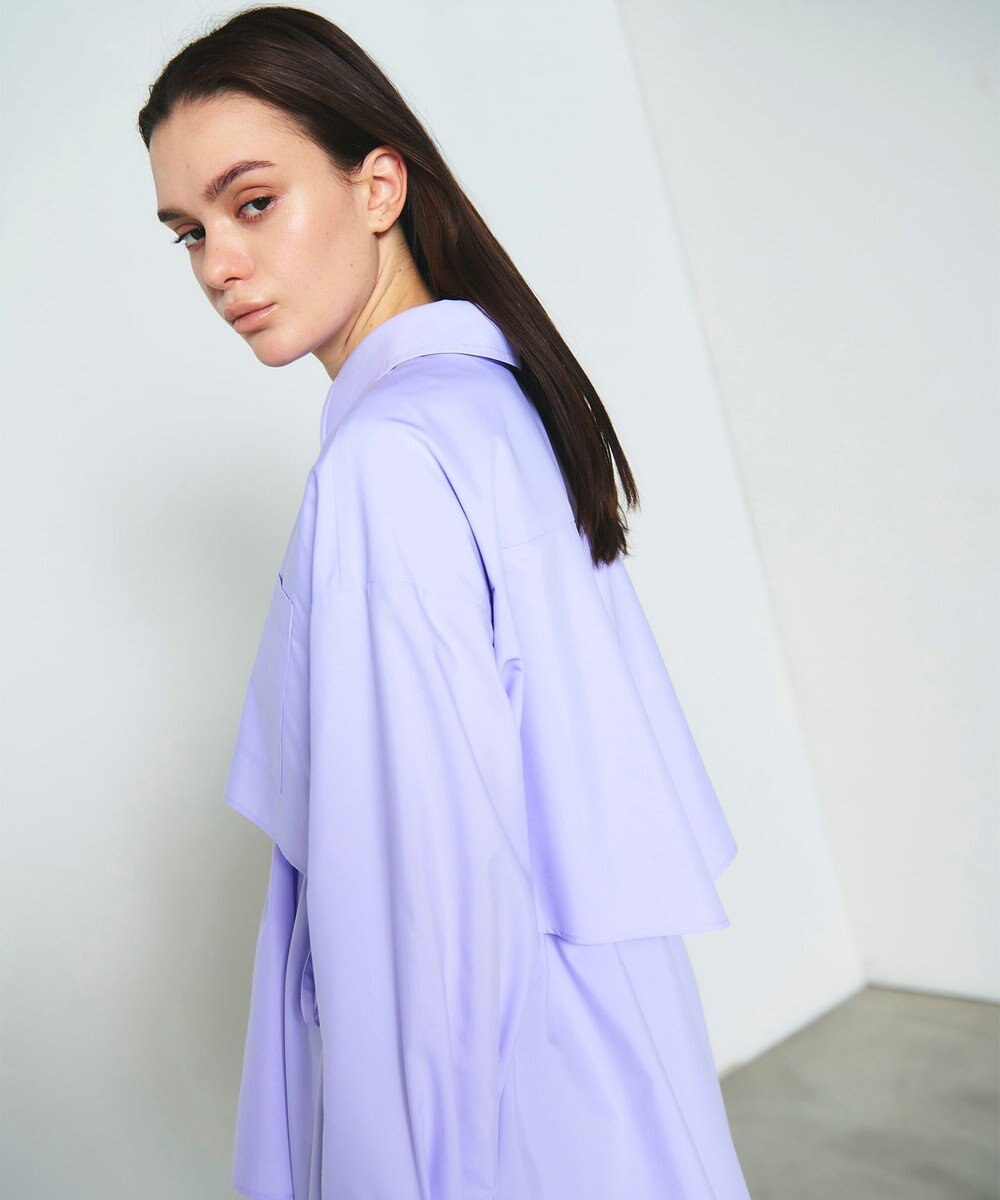 GRACE CONTINENTAL レイヤードドロストシャツ 