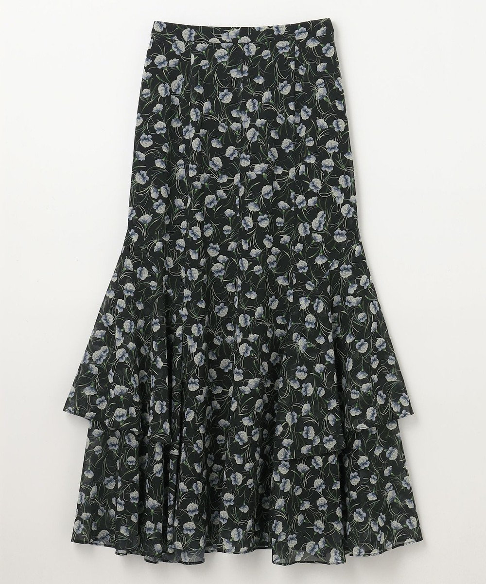 GRACE CONTINENTAL スモールフラワーマーメイドスカート