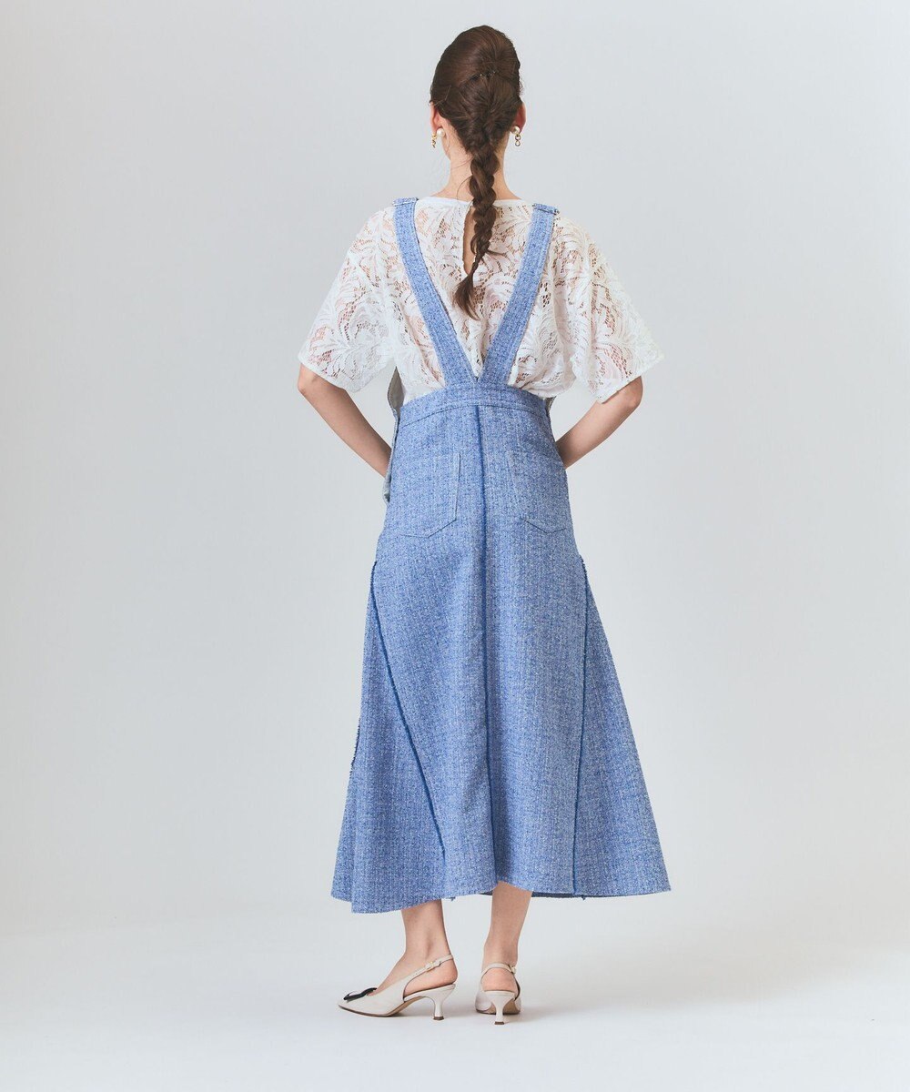 GRACE CONTINENTAL シャンブレーツイードジャンパースカート