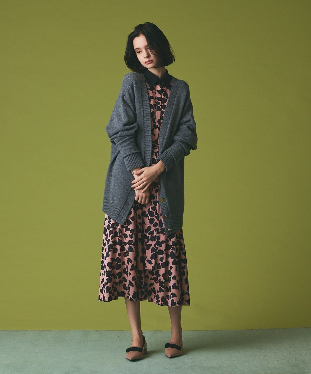 GRACE CONTINENTAL 前後2WAYニットカーディガン 