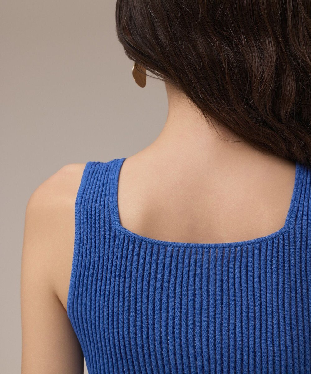 GRACE CONTINENTAL シアーフリルニットトップ 