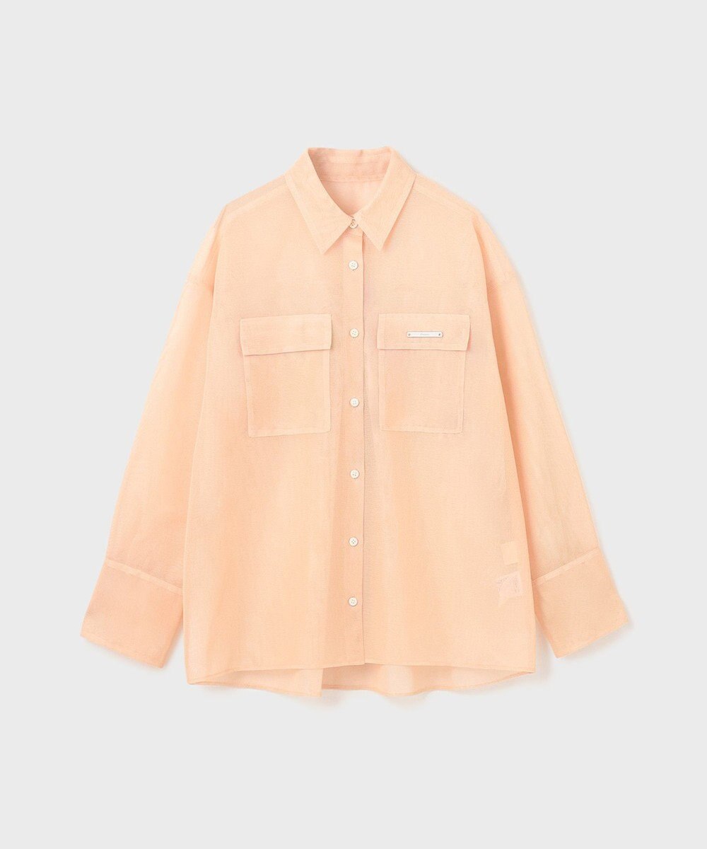 GRACE CONTINENTAL メッシュオーバーシャツ 