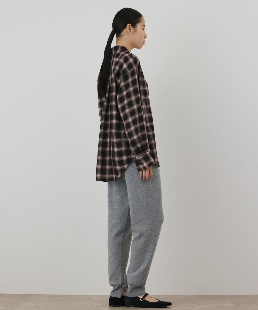 GRACE CONTINENTAL スムースニットパンツ 