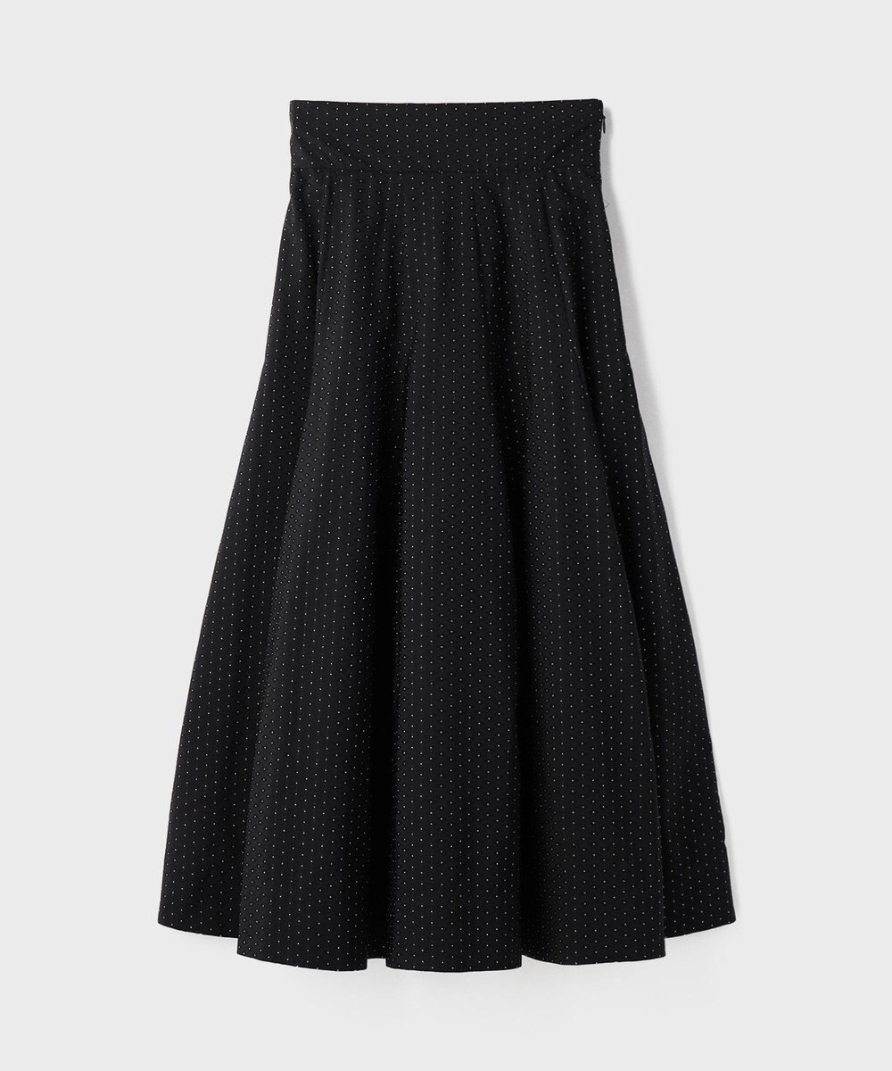GRACE CONTINENTAL ラメドットタフタジャガードスカート 
