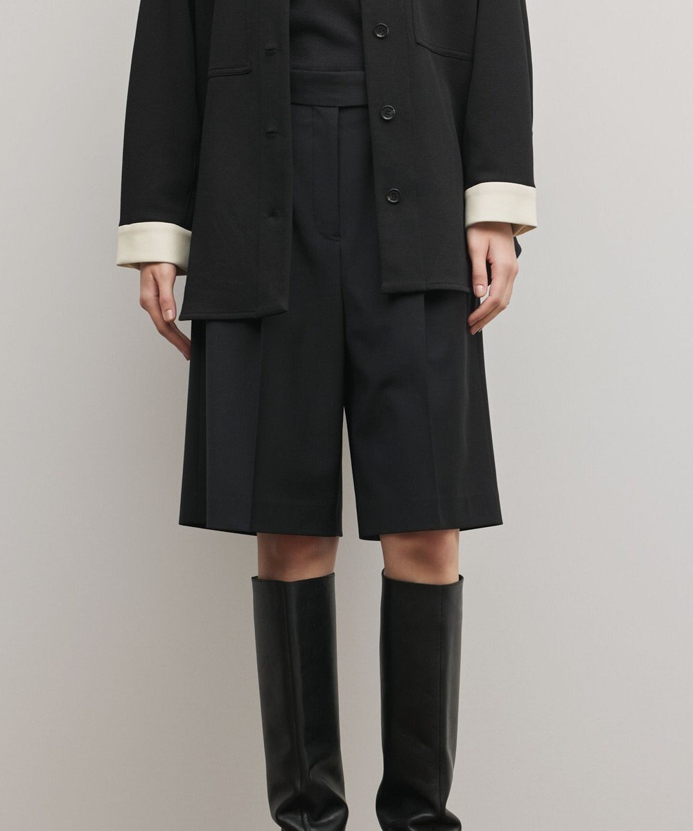 GRACE CONTINENTAL スーツ地ハーフパンツ 