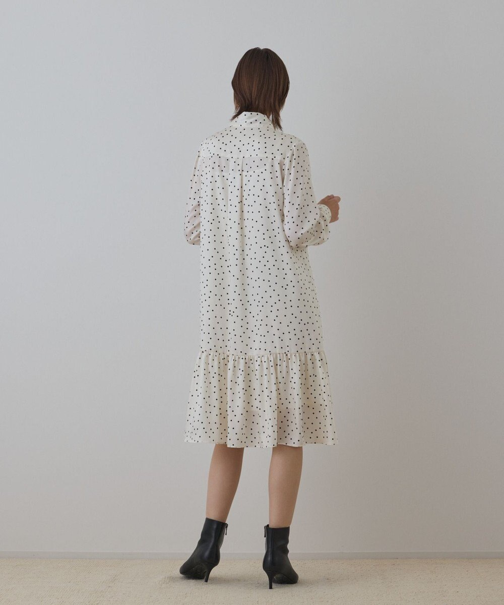 GRACE CONTINENTAL ランダムドットボウタイワンピース 