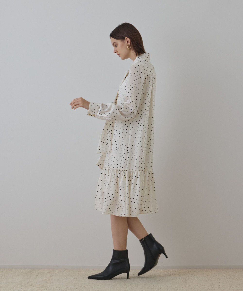 GRACE CONTINENTAL ランダムドットボウタイワンピース 