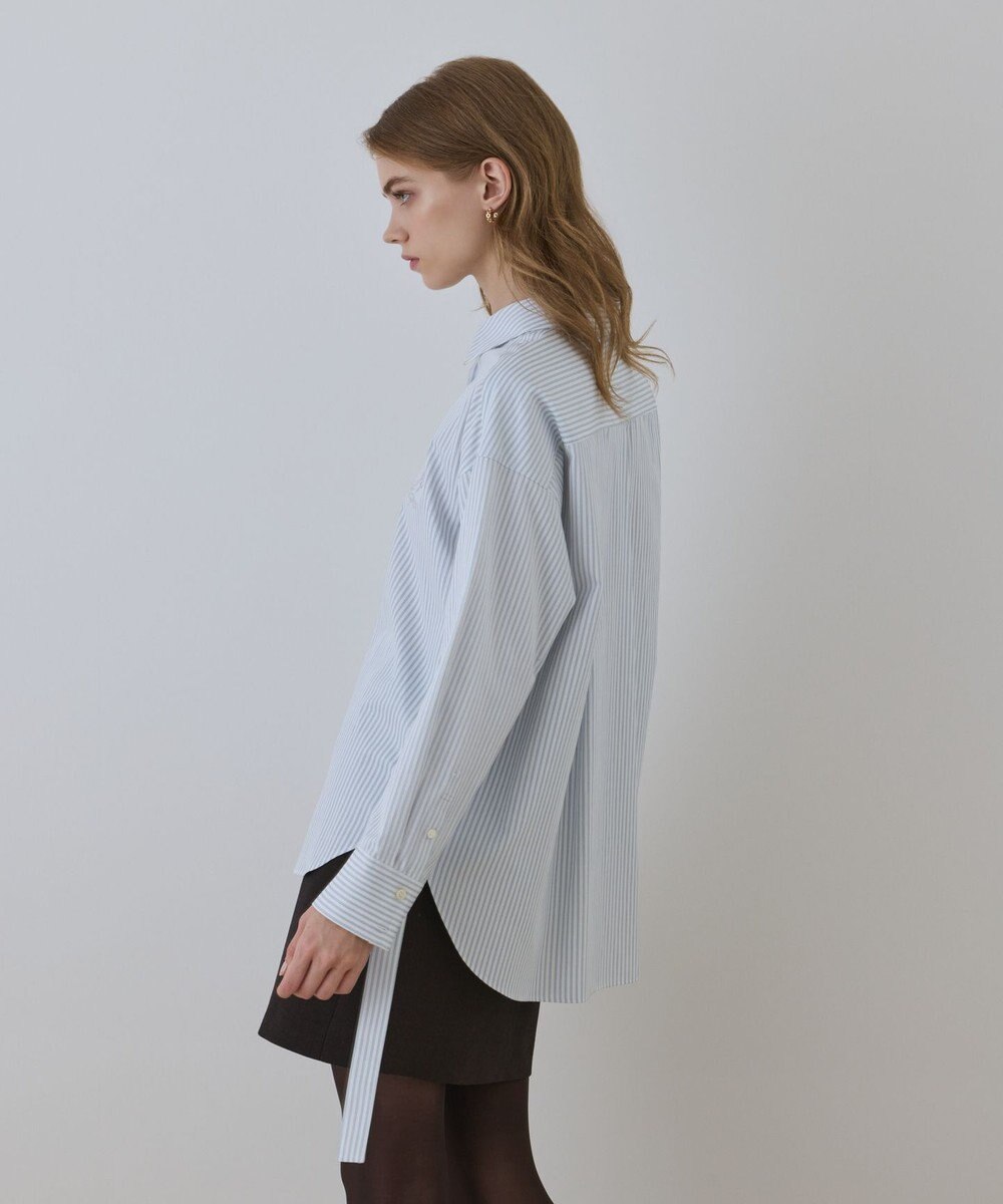 GRACE CONTINENTAL エンブレム刺繍シャツ 