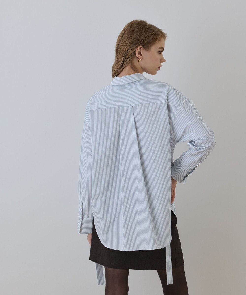 GRACE CONTINENTAL エンブレム刺繍シャツ 