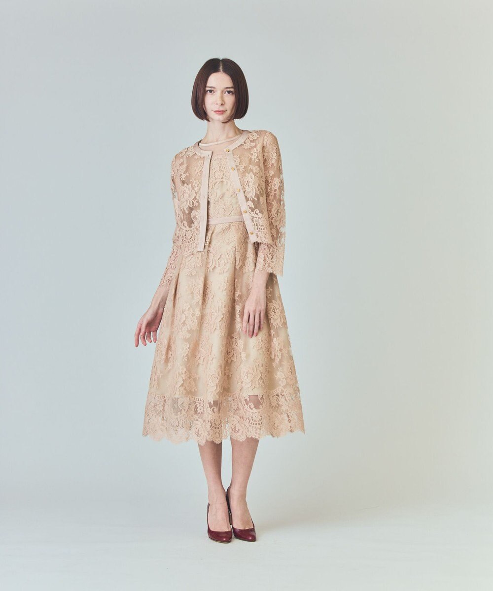 GRACE CONTINENTAL リバーレースドレス